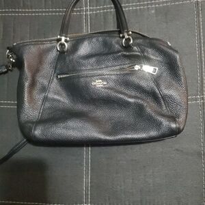 Coach Black Leather Handbag